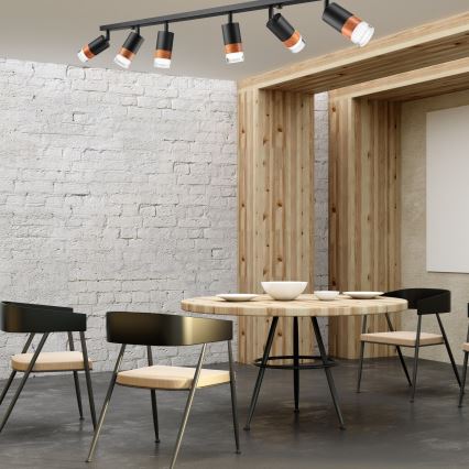 Einbauleuchte AURORA 6xGU10/10W/230V 117 cm