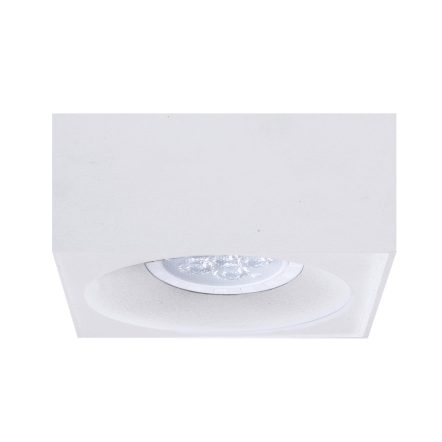 Spotlight BALI 1xGU5,3/MR16/25W/12V Quadrat weiß