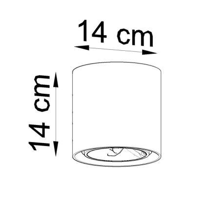 Spotlight CULLO 1xGU10/40W/230V