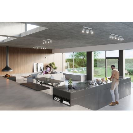 Sollux SL.0097 - Deckenleuchte MERIDA 3 3xGU10/40W/230V bílá