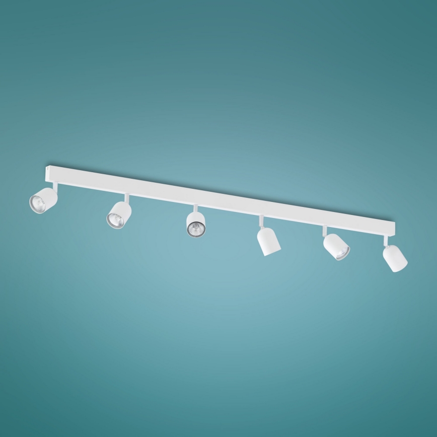 Spotlight TOP 6xGU10/10W/230V weiß