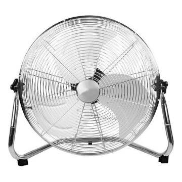 Standventilator 100 W / 230 V, Ø 45 cm, hochglanzverchromt