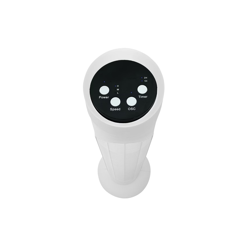 Standventilator 50W/230V 83 cm weiß + Fernbedienung