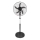 Standventilator 60W/230V 129 cm schwarz + Fernbedienung