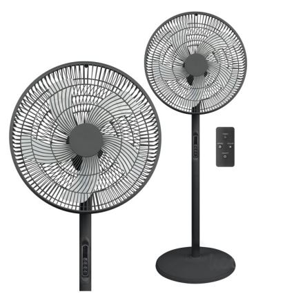Standventilator VIENTO-R 40W/230V schwarz + Fernbedienung