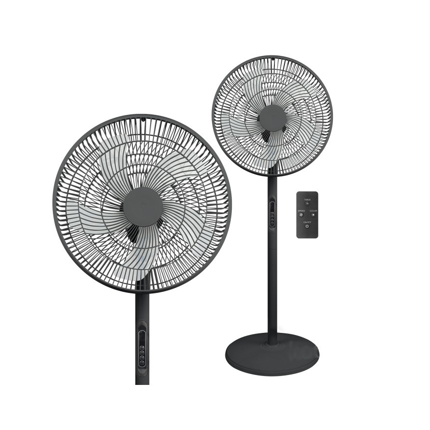 Standventilator VIENTO-R 40W/230V schwarz + Fernbedienung