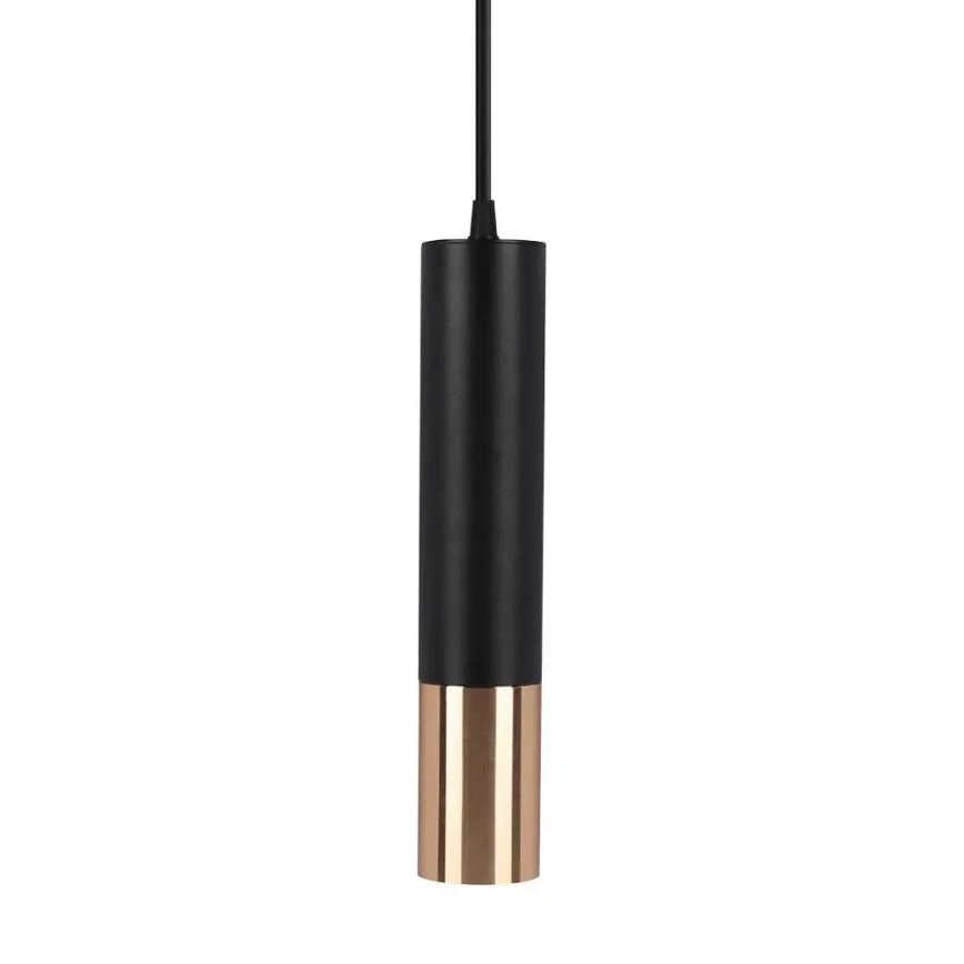 Stangen-Kronleuchter 1xGU10/35W/230V 30 cm schwarz/gold