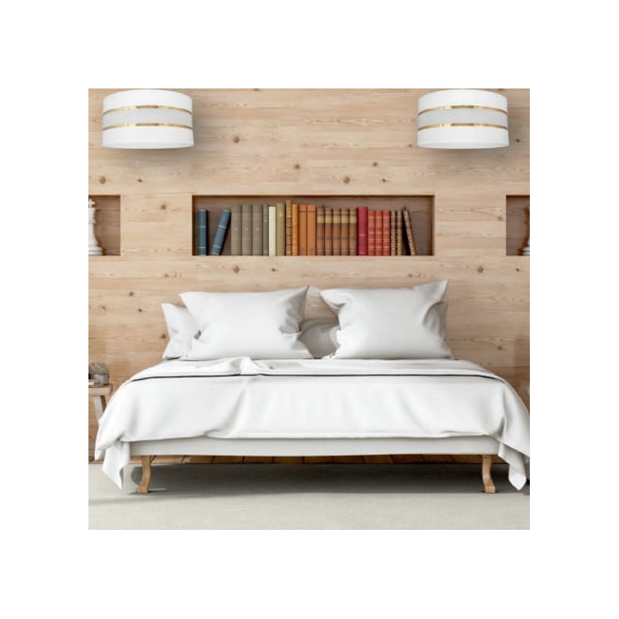 Stangen-Kronleuchter HELEN 3xE27/15W/230V weiß/gold