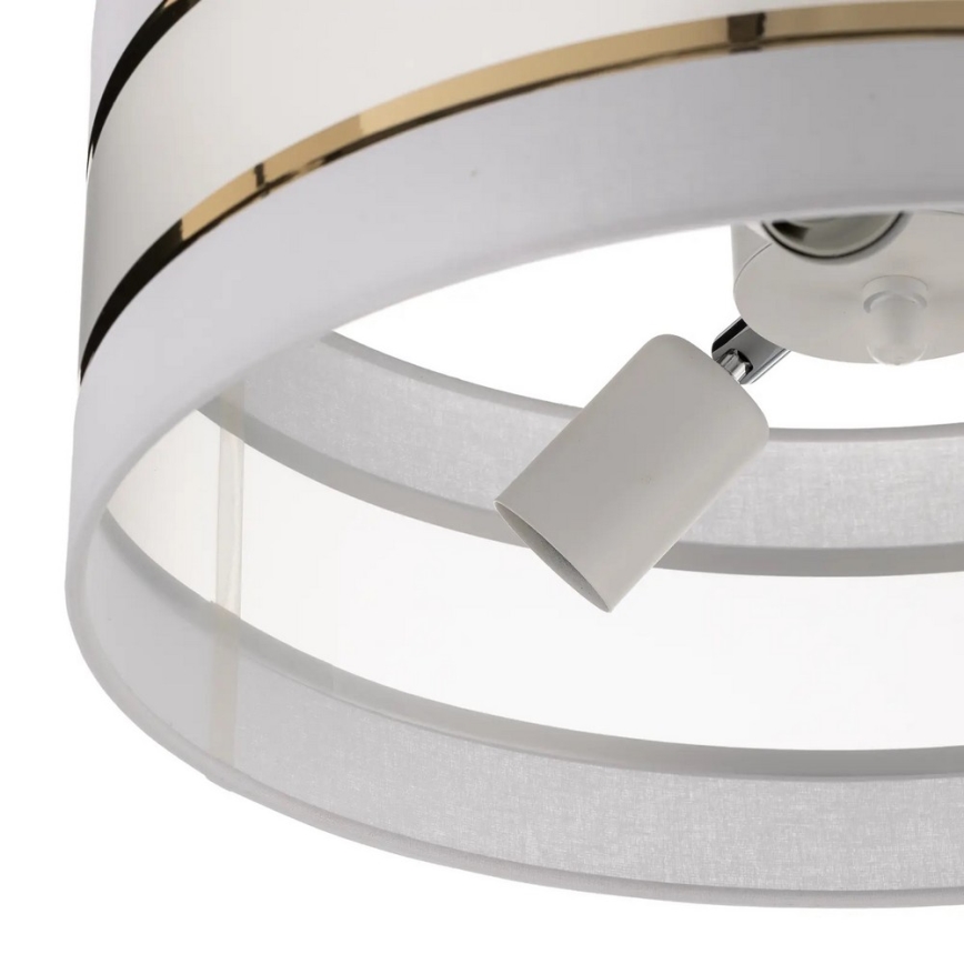 Stangen-Kronleuchter HELEN 3xE27/15W/230V weiß/gold