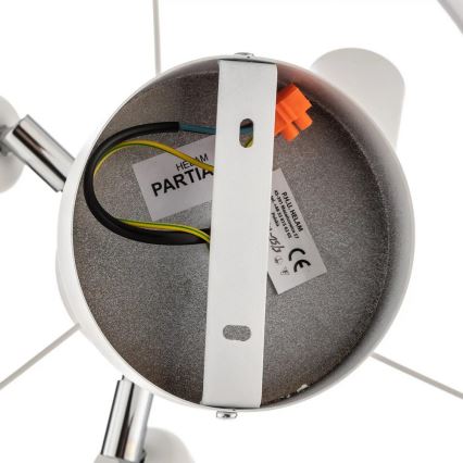 Stangen-Kronleuchter HELEN 3xE27/15W/230V weiß/gold