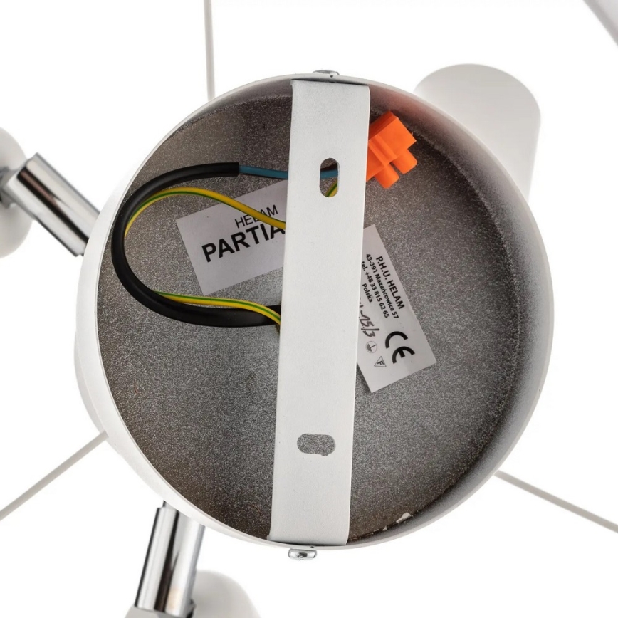 Stangen-Kronleuchter HELEN 3xE27/15W/230V weiß/gold