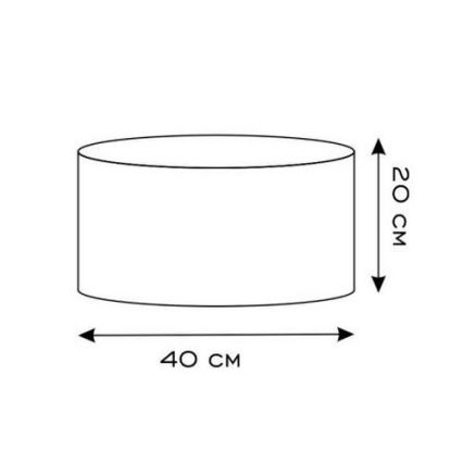 Stangen-Kronleuchter HELEN 3xE27/15W/230V weiß/gold