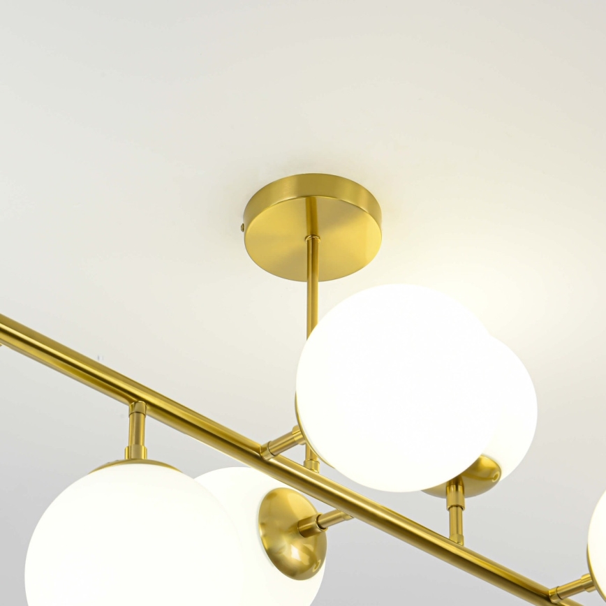 Stangen-Pendelleuchte DORADO 8xE14/40W/230V, goldfarben