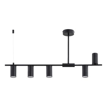 Stangenleuchte URANOS 5x GU10/10W/230V, schwarz