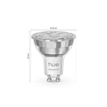 Philips Hue White And Color Ambiance Essential Starter-Set 3xGU10/4,7W/230V 2200-6500K + Verbindungsgerät