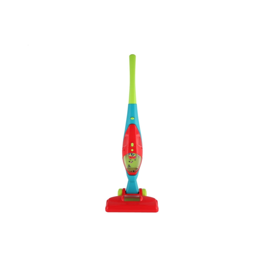 Staubsauger mit Licht- und Soundeffekten, 2-in-1, 2xAA
