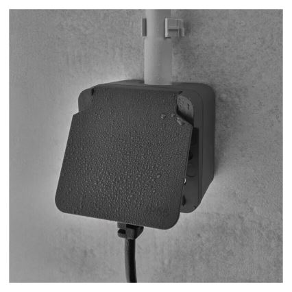 Steckdose für feuchte Umgebung IP55