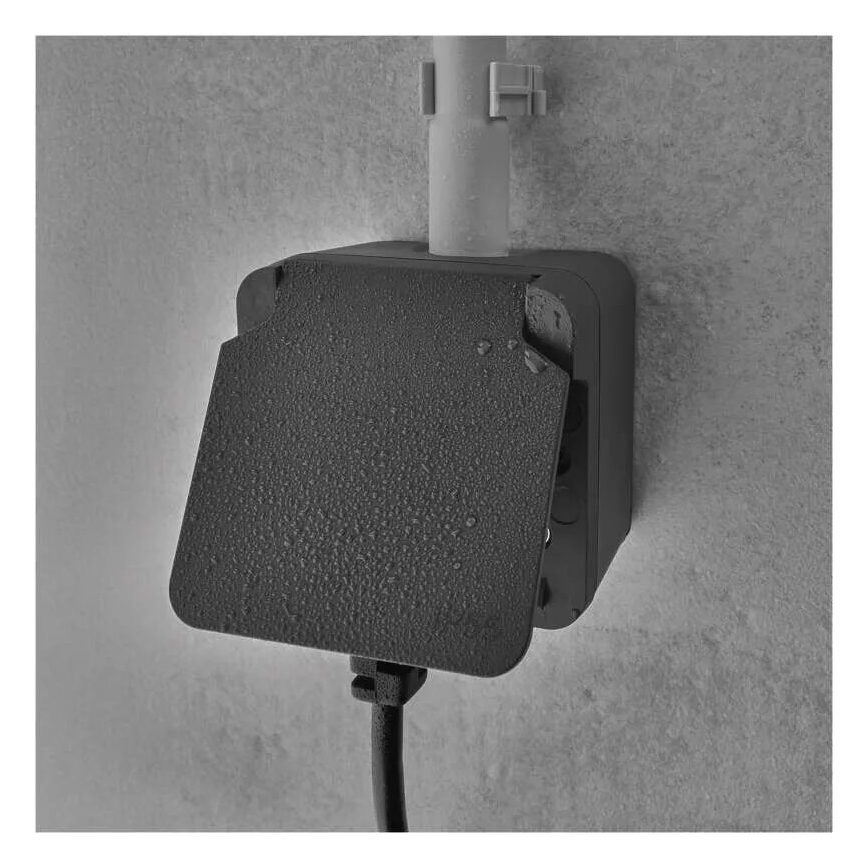 Steckdose für feuchte Umgebung IP55