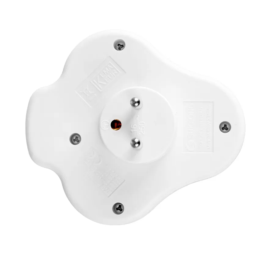 Steckdosenleiste mit Schalter, 2 Steckdosen + USB‑C + USB‑A