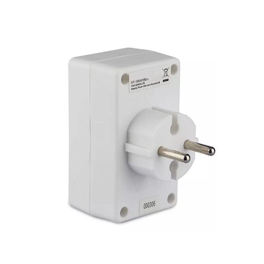 Steckdosensplitter 4x2,5A/230V