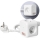 Steckdosenwürfel mit Schalter LINEA 3x230V + 4xUSB A/C weiß