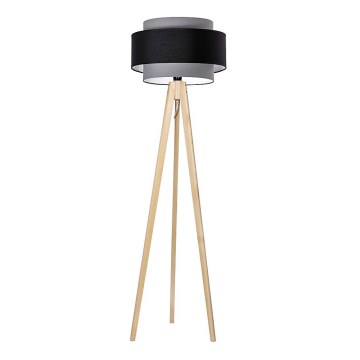 Stehlampe 1xE27/60W/230V grau