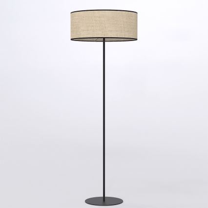 Stehlampe ECO 1xE27/15W/230V Beige/Rattan