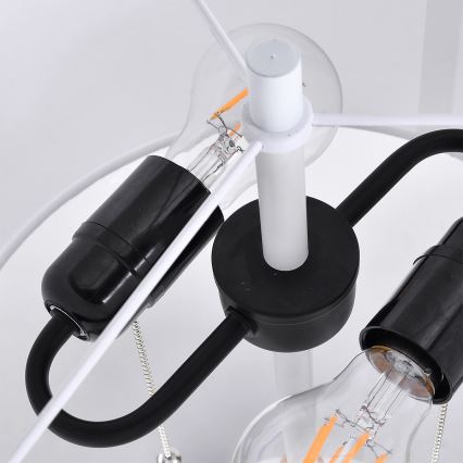 Stehlampe FOGO 2xE27/15W/230V weiß/beige