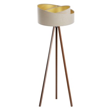 Stehlampe GALAXY 1xE27/60W/230V beige/wenge