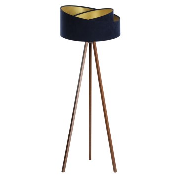 Stehlampe GALAXY 1xE27/60W/230V blau/wenge