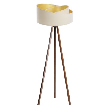 Stehlampe GALAXY 1xE27/60W/230V creme/wenge