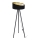 Stehlampe GALAXY 1xE27/60W/230V schwarz/weiß/wenge