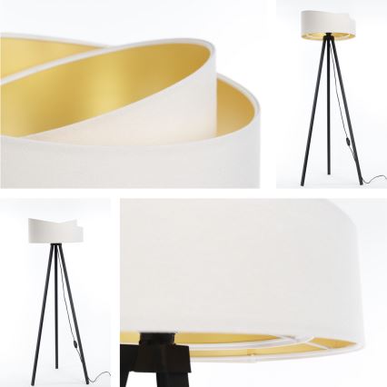 Stehlampe GALAXY 1xE27/60W/230V weiß/wenge