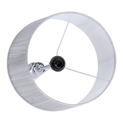 Stehlampe GILLENIA 1xE27/60W/230V silber