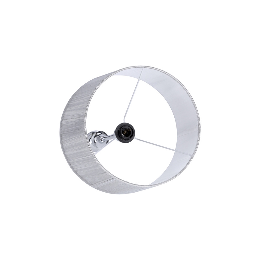 Stehlampe GILLENIA 1xE27/60W/230V silber