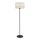 Stehlampe HELEN 1xE27/15W/230V Cremefarbe/schwarz/gold