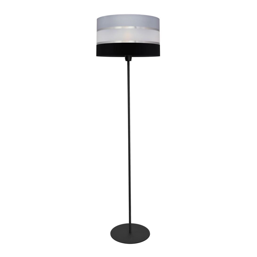 Stehlampe HELEN 1xE27/15W/230V schwarz/grau/silber