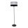 Stehlampe HELEN 1xE27/15W/230V schwarz/grau/silber