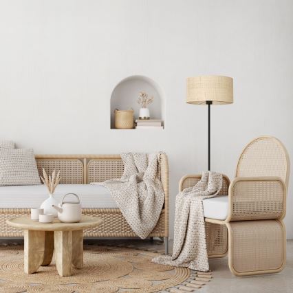 Stehlampe RATTAN 1xE27/60W/230V Rattan