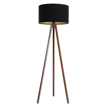 Stehlampe STANDART 1xE27/60W/230V schwarz/wenge