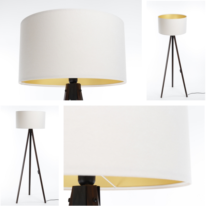 Stehlampe STANDART 1xE27/60W/230V weiß/wenge