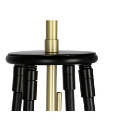 Stehlampe TEGOLA 1xE27/60W/230V schwarz/gold