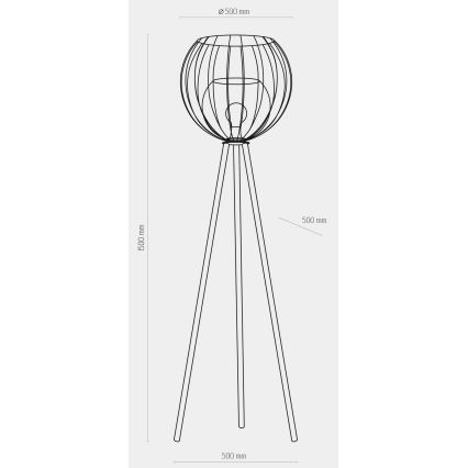 Stehlampe UNIVERSO 1xE27/60W/230V