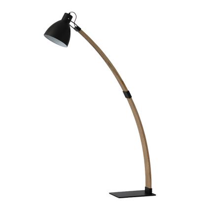 Stehleuchte 1xE27/60W/230V Esche/Schwarz