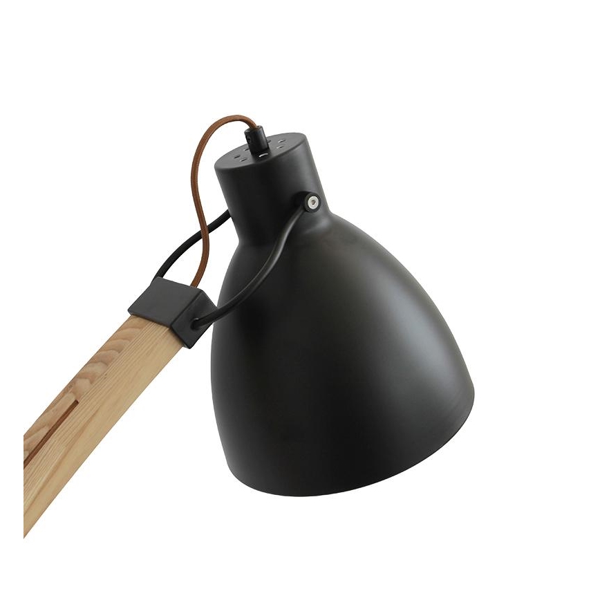 Stehleuchte 1xE27/60W/230V Esche/Schwarz