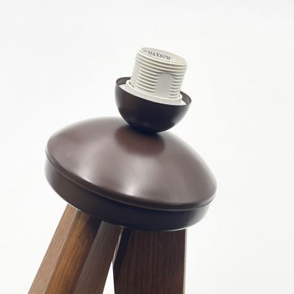 Stehleuchte AIDA 1xE27/15W/230V Eiche/Raphia
