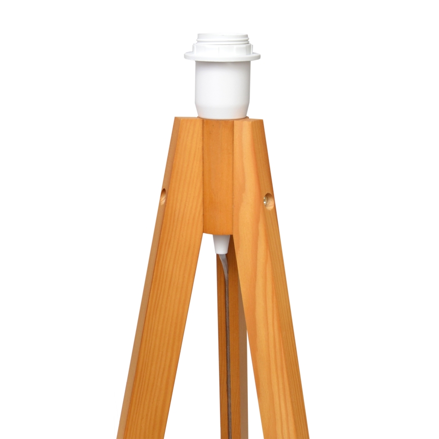 Stehleuchte ALBA 1xE27/15W/230V cremefarben/Eiche