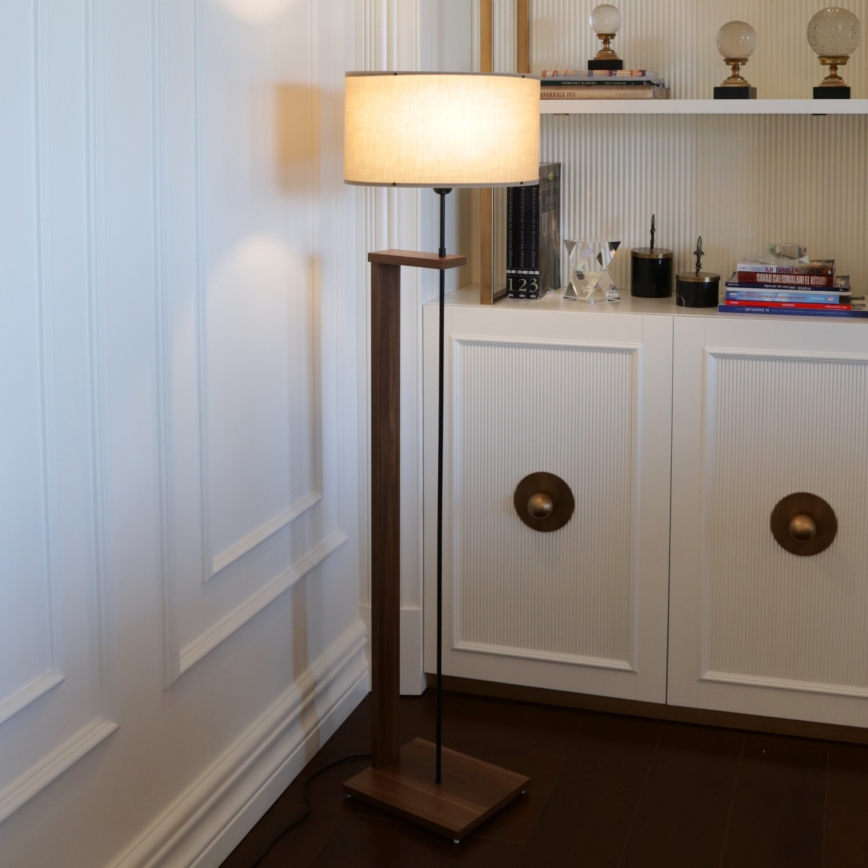 Stehleuchte AYD 1xE27/40W/230V beige/braun