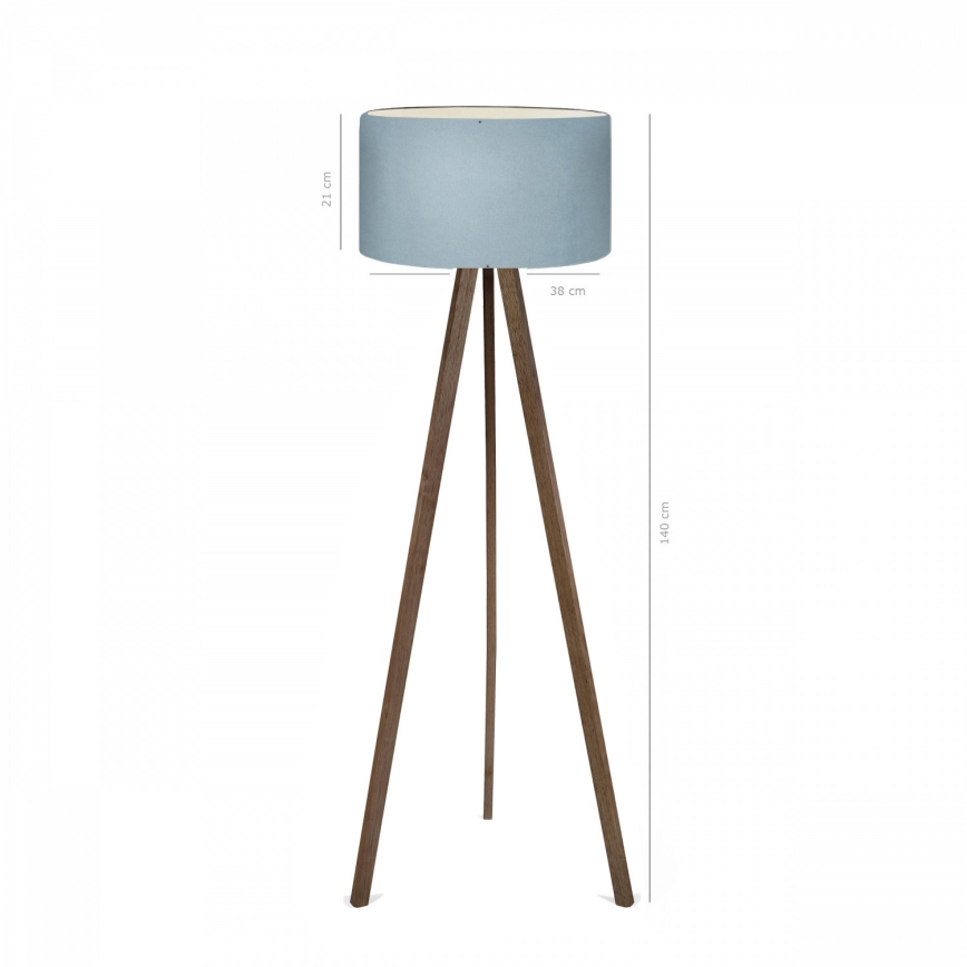 Stehleuchte AYD 1xE27/40W/230V braun/blau