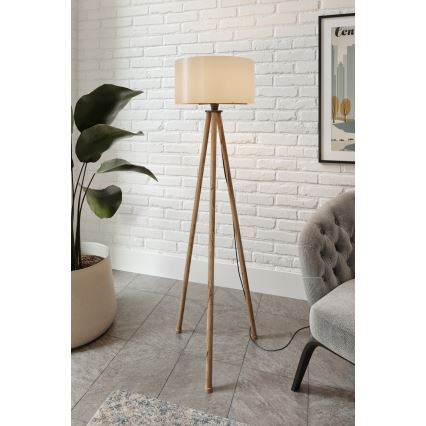 Stehleuchte AYD 1xE27/40W/230V braun/grau